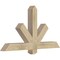 Ekena Millwork Kennewick Rough Sawn Timber Gable Bracket, Douglas Fir, 48"W x 26"H x 4"D x 4"F, 13/12 Pitch GBW048X26X0404KEN00RDF - alternate 2